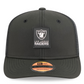 LAS VEGAS RAIDERS 2025 NFL SIDELINE 9SEVENTY STRETCH-SNAP ADJUSTABLE HAT - BLACK