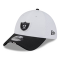 LAS VEGAS RAIDERS 2025 NFL TRAINING CAMP 39THIRTY FLEX FIT HAT - WHITE