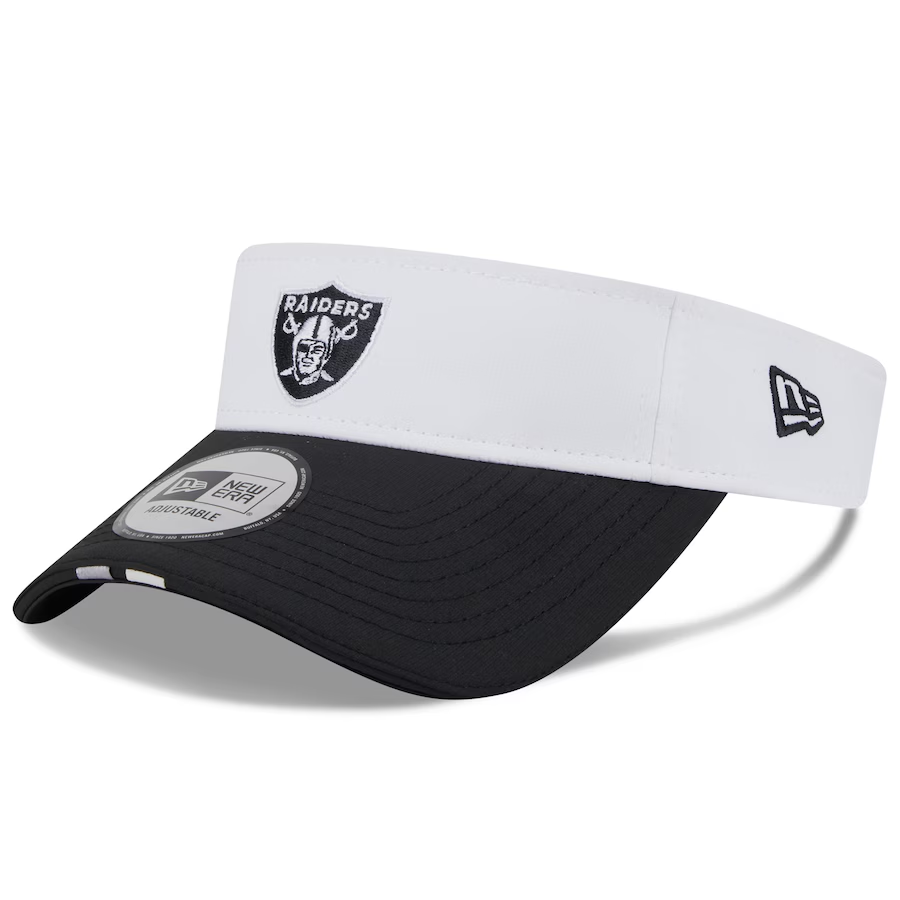 LAS VEGAS RAIDERS 2025 NFL TRAINING CAMP VISOR - WHITE