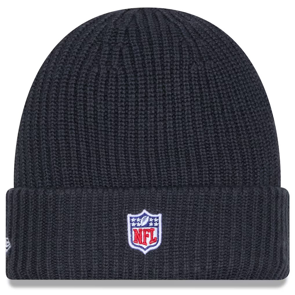 LAS VEGAS RAIDERS 2025 SIDELINE COLD WEATHER CUFFED KNIT - CHARCOAL