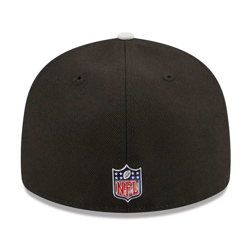 LAS VEGAS RAIDERS 2026 NFL DRAFT 59FIFTY FITTED HAT - BLACK.GRAY