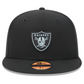 LAS VEGAS RAIDERS 2026 NFL SIDELINE 59FIFTY FITTED HAT - BLACK
