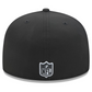 LAS VEGAS RAIDERS 2026 NFL SIDELINE 59FIFTY FITTED HAT - BLACK