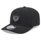 LAS VEGAS RAIDERS 2026 NFL SIDELINE 9SEVENTY STRETCH-SNAP ADJUSTABLE HAT - BLACK/BLACK