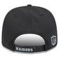 LAS VEGAS RAIDERS 2026 NFL SIDELINE 9SEVENTY STRETCH-SNAP ADJUSTABLE HAT - BLACK