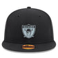 LAS VEGAS RAIDERS 2026 NFL SIDELINE RETRO 9FIFTY SNAPBACK HAT - BLACK