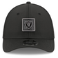 LAS VEGAS RAIDERS 2026 NFL TRAINING CAMP 39THIRTY M-CROWN FLEX FIT HAT - BLACK