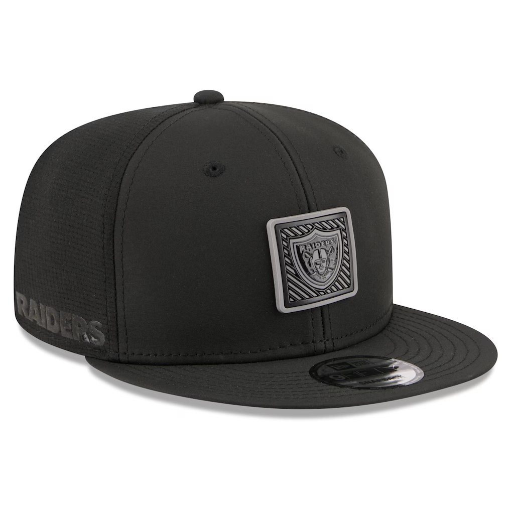 LAS VEGAS RAIDERS 2026 NFL TRAINING CAMP 9FIFTY SNAPBACK HAT - BLACK