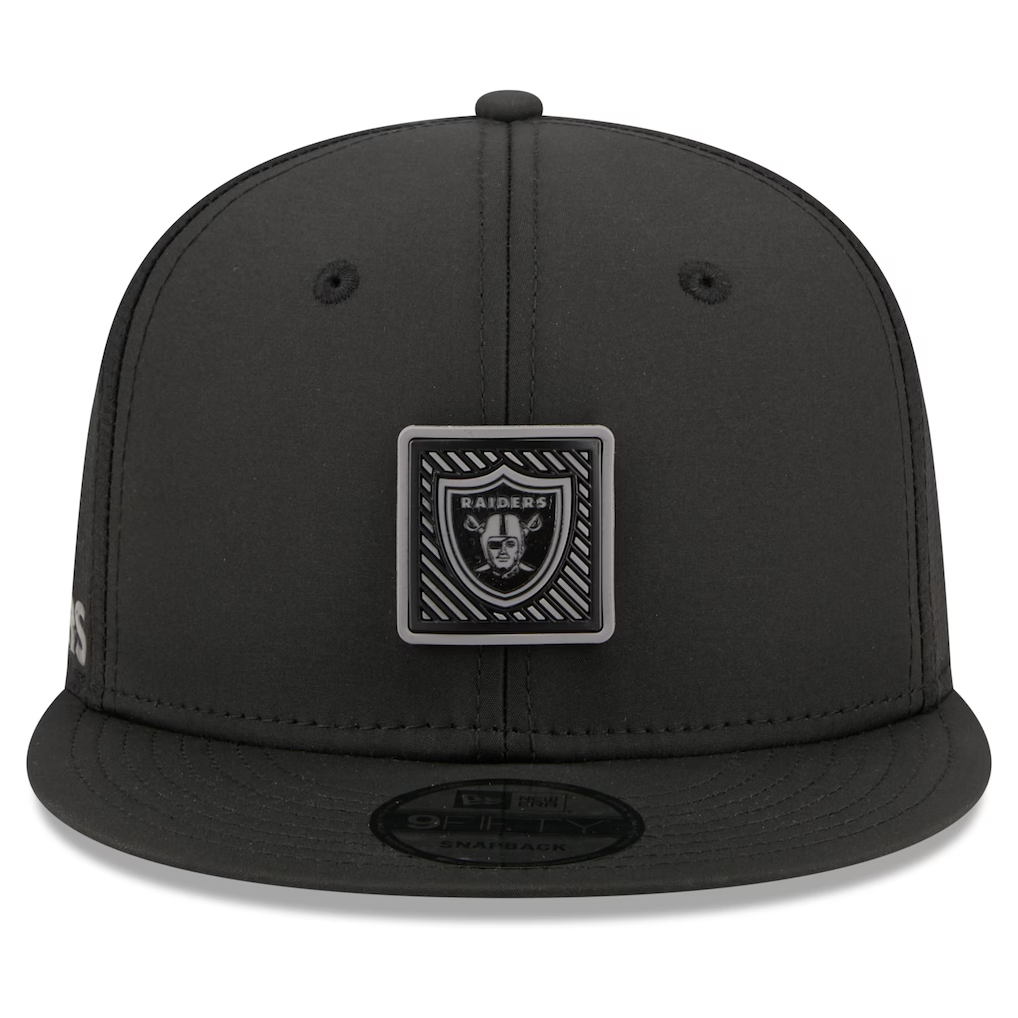 LAS VEGAS RAIDERS 2026 NFL TRAINING CAMP 9FIFTY SNAPBACK HAT - BLACK