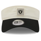 LAS VEGAS RAIDERS 2026 NFL TRAINING CAMP VISOR - CHROME WHITE/BLACK