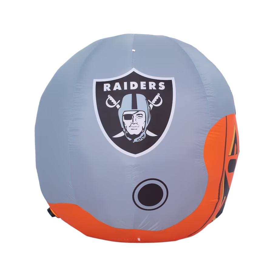 Las Vegas Raiders Inflatable Jack-O' Helmet Las Vegas Raiders Inflatable Jack-O' Helmet