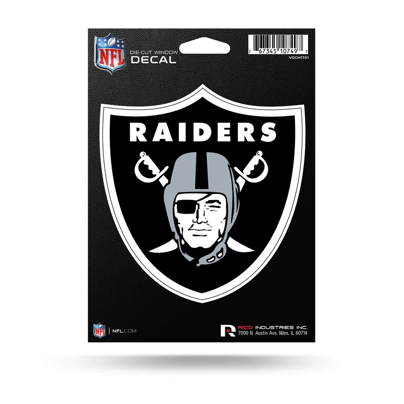 LAS VEGAS RAIDERS 5" X 7" VINYL DIE-CUT DECAL