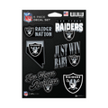 LAS VEGAS RAIDERS 6-PIECE DECAL SET