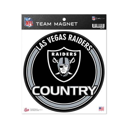 LAS VEGAS RAIDERS 8" TEAM MAGNET CIRCLE