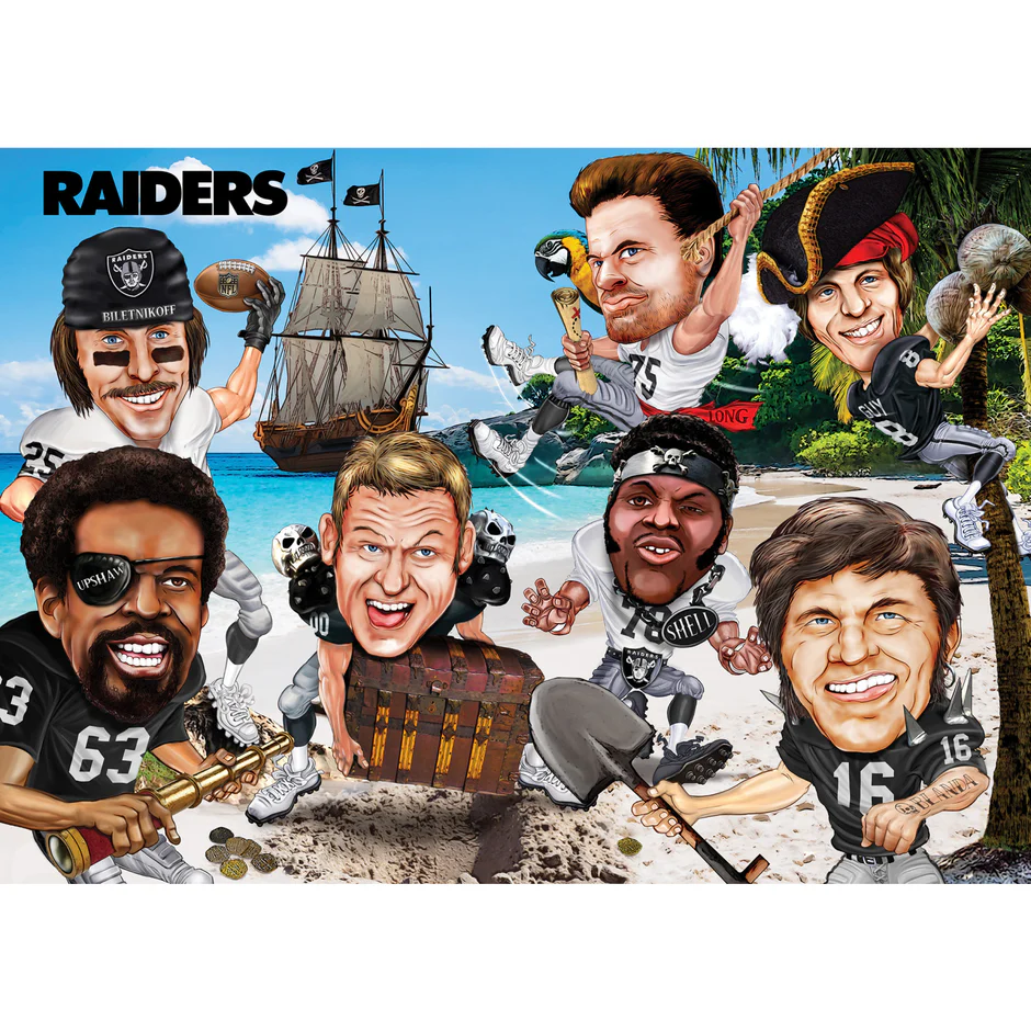 LAS VEGAS RAIDERS TODO EL TIEMPO GRAN ROMPECABEZAS
