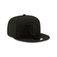 LAS VEGAS RAIDERS BASIC LOGO 9FIFTY SNAPBACK HAT - BLACK/BLACK