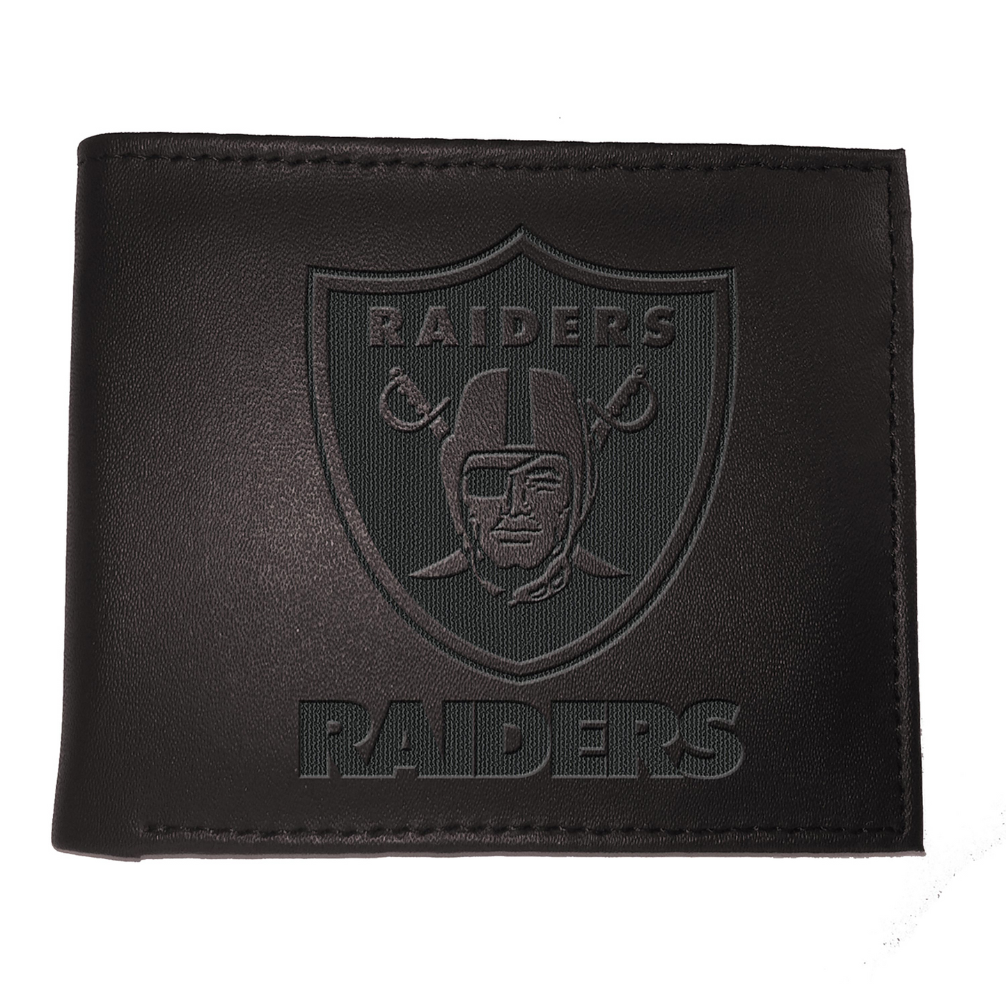 LAS VEGAS RAIDERS BLACK BI-FOLD WALLET