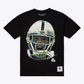 LAS VEGAS RAIDERS CHARLES WOODSON MEN'S MITCHELL & NESS REAL BIG FACE T-SHIRT - BLACK