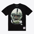 LAS VEGAS RAIDERS CHARLES WOODSON MEN'S MITCHELL & NESS REAL BIG FACE T-SHIRT - BLACK
