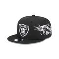LAS VEGAS RAIDERS CITY ART 9FIFTY SNAPBACK - BLACK/WHITE