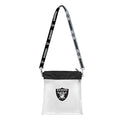 LAS VEGAS RAIDERS CLEAR STADIUM PATTERN STRAP BAG