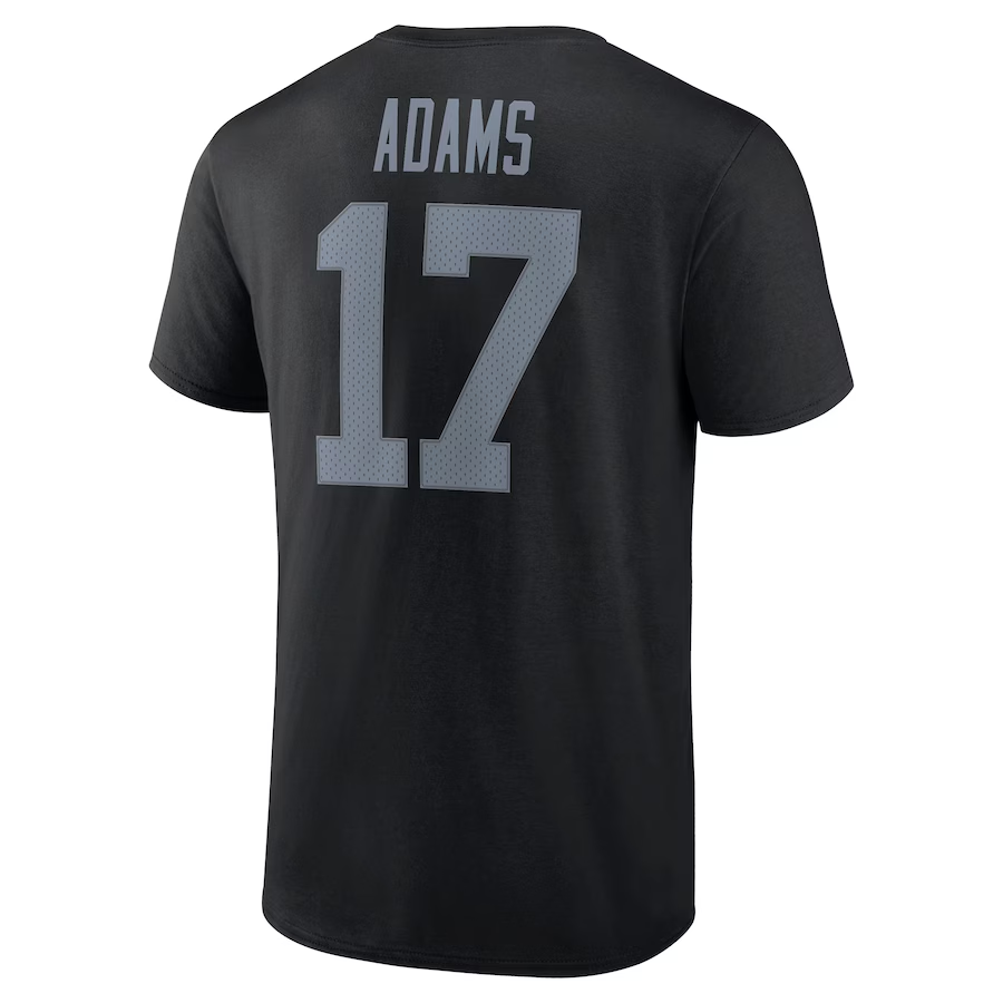 LAS VEGAS RAIDERS DAVANTE ADAMS MEN'S PLAYER ICON NAME & NUMBER T-SHIRT