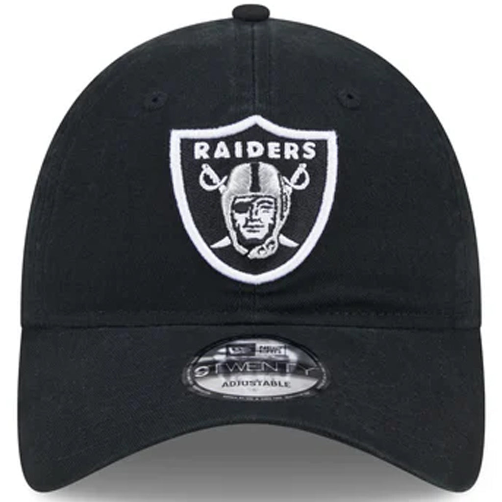 LAS VEGAS RAIDERS EVERGREEN BASIC 9TWENTY ADJUSTABLE HAT - BLACK