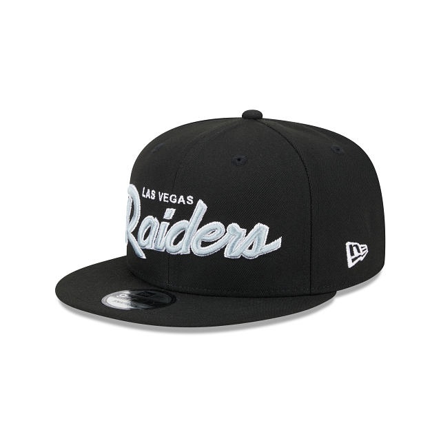 LAS VEGAS RAIDERS EVERGREEN SCRIPT 9FIFTY SNAPBACK