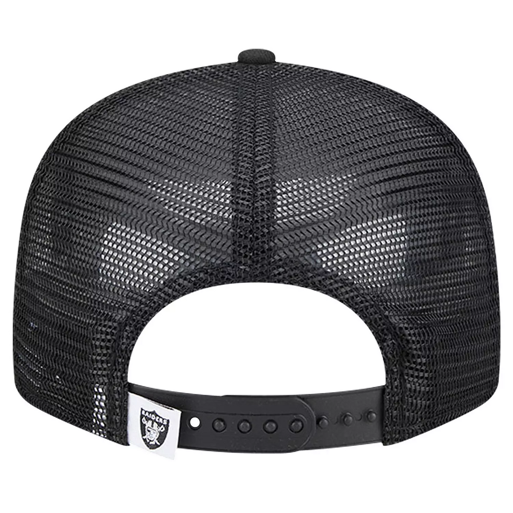 LAS VEGAS RAIDERS EVERGREEN TRUCKER 9FIFTY SNAPBACK - BLACK