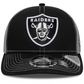 LAS VEGAS RAIDERS EVERGREEN TRUCKER 9SEVENTY STRETCH SNAPBACK HAT - BLACK/GREY