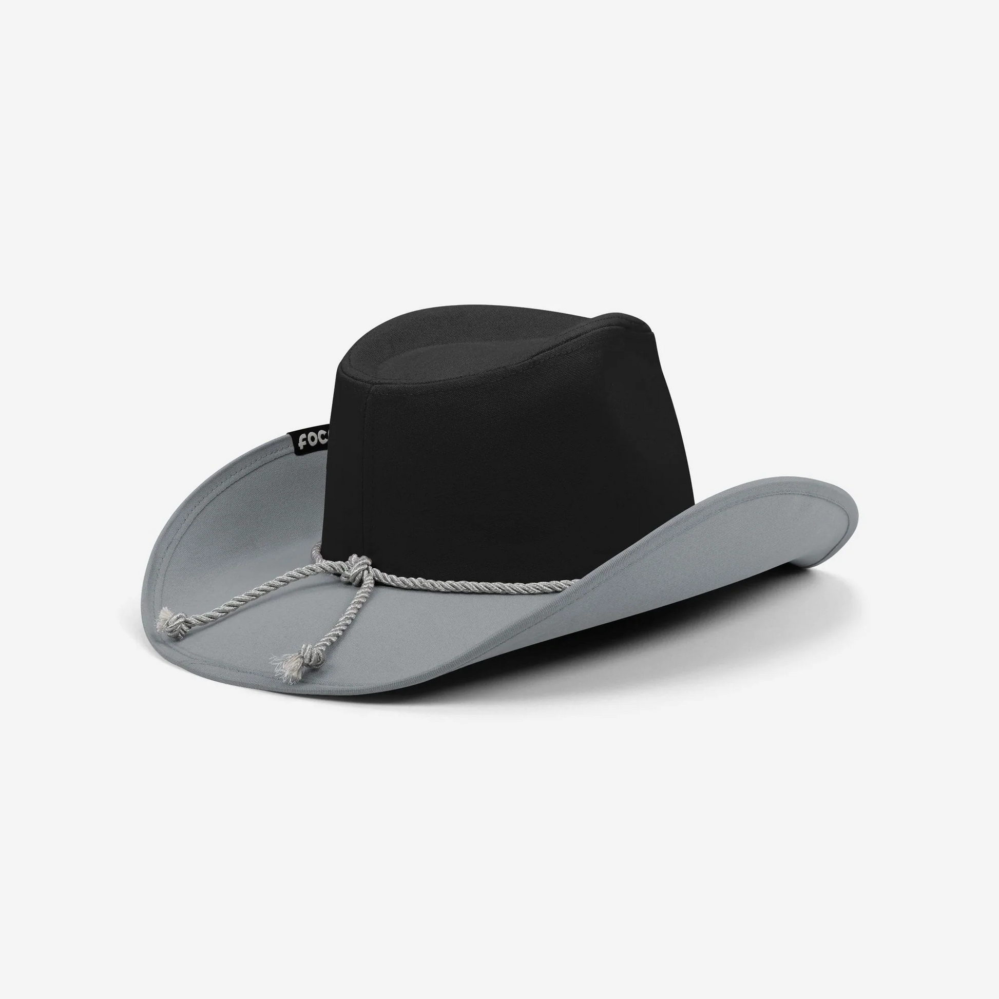 LAS VEGAS RAIDERS FOCO TWO TONE COWBOY HAT - BLACK/GREY