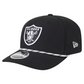LAS VEGAS RAIDERS GAMEDAY MULTI ROPE 9SEVENTY STRETCH-SNAP HAT - BLACK
