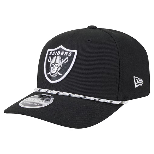 LAS VEGAS RAIDERS GAMEDAY MULTI ROPE 9SEVENTY STRETCH-SNAP HAT - BLACK