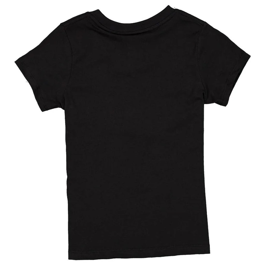 LAS VEGAS RAIDERS GIRLS NEW ERA SEQUIN WORDMARK T-SHIRT - BLACK