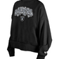 LAS VEGAS RAIDERS GIRLS NEWERA FLIP SEQUIN CREWNECK SWEATSHIRT - BLACK