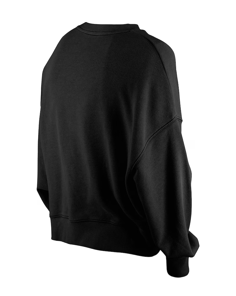 LAS VEGAS RAIDERS GIRLS NEWERA FLIP SEQUIN CREWNECK SWEATSHIRT - BLACK