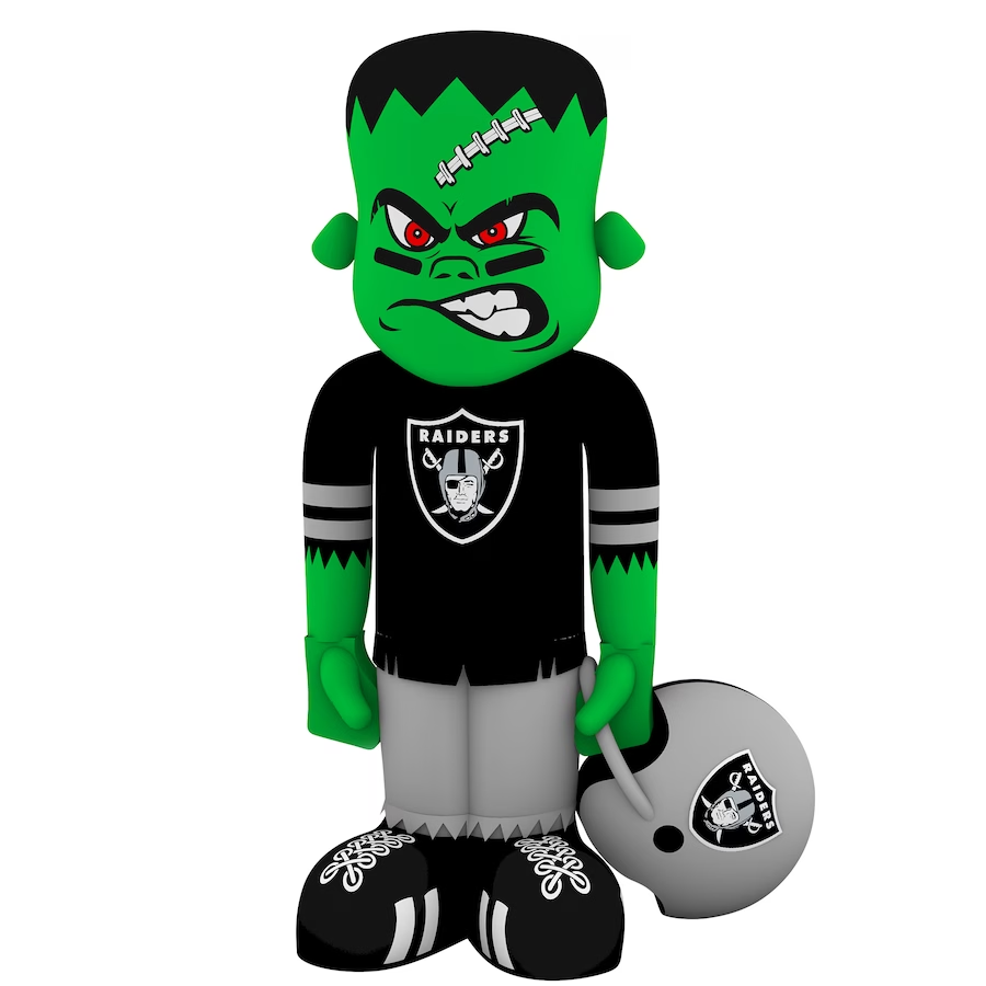 LAS VEGAS RAIDERS HALLOWEEN LAWN INFLATABLE STEINBACKER