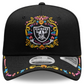 LAS VEGAS RAIDERS HASTA LA MUERTE 9SEVENTY STRETCH-SNAP HAT - BLACK