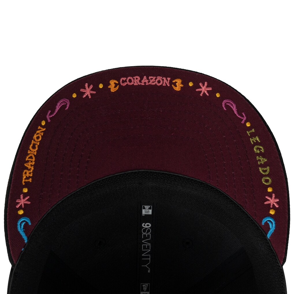 LAS VEGAS RAIDERS HASTA LA MUERTE 9SEVENTY STRETCH-SNAP HAT - BLACK