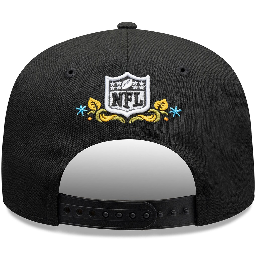 LAS VEGAS RAIDERS HASTA LA MUERTE 9SEVENTY STRETCH-SNAP HAT - BLACK
