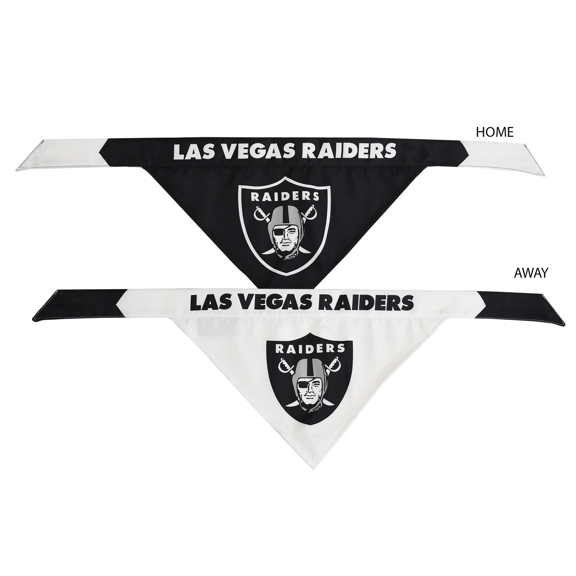 Oakland Las Vegas Raiders Bandana LXL Reversible Pet Wear *Collar Not  Included*
