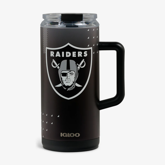 LAS VEGAS RAIDERS IGLOO NFL 1L BEER MUG - BLACK