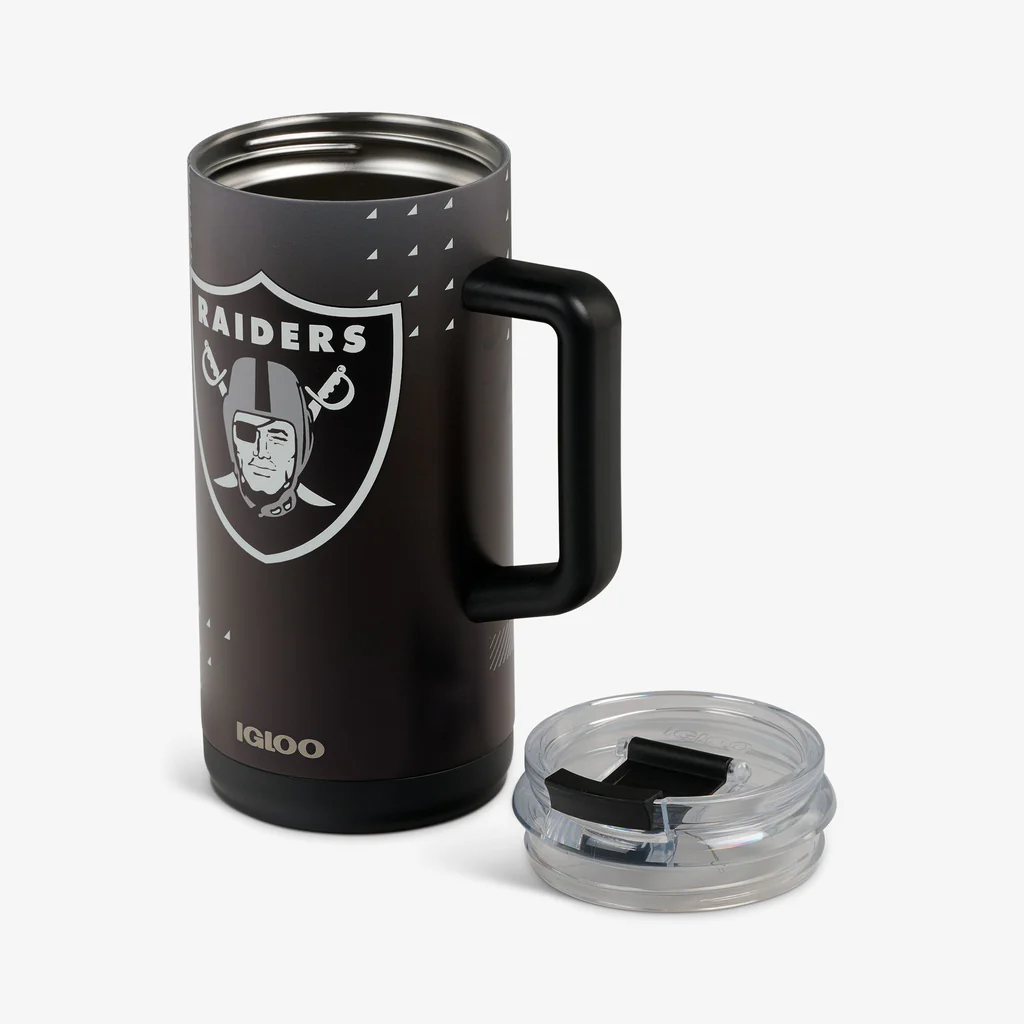 LAS VEGAS RAIDERS IGLOO NFL 1L BEER MUG - BLACK