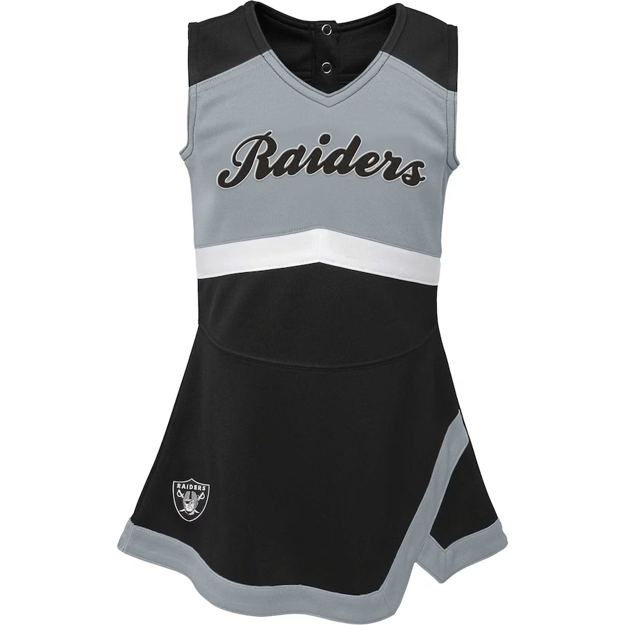 LAS VEGAS RAIDERS INFANT CHEER CAPTAIN JUMPER DRESS