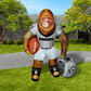 LAS VEGAS RAIDERS INFLATABLE BIG FOOTBALLER