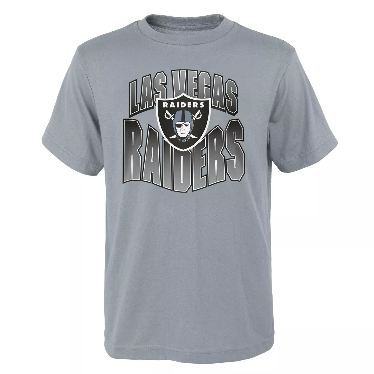 LAS VEGAS RAIDERS KIDS GAME DAY T-SHIRT COMBO SET - GRAY/BLACK