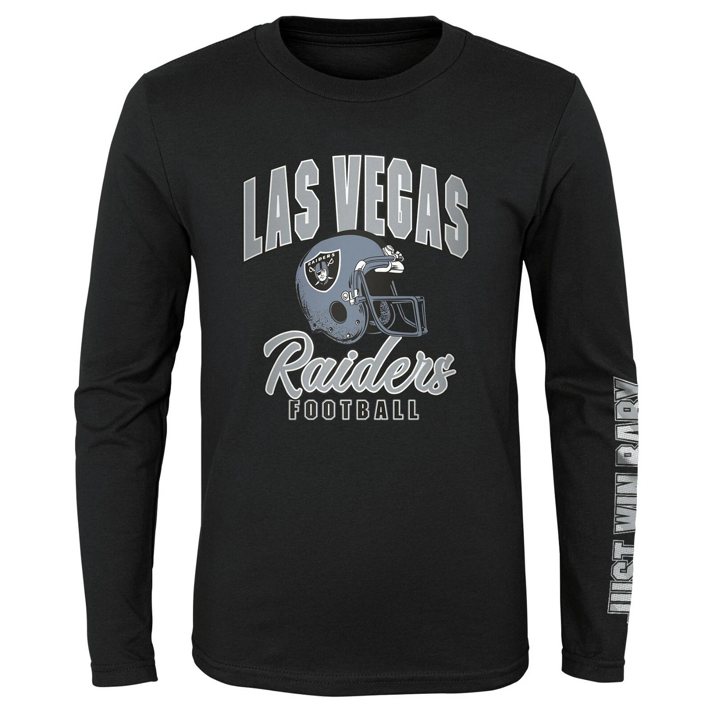 LAS VEGAS RAIDERS KIDS GAME DAY T-SHIRT COMBO SET - GRAY/BLACK
