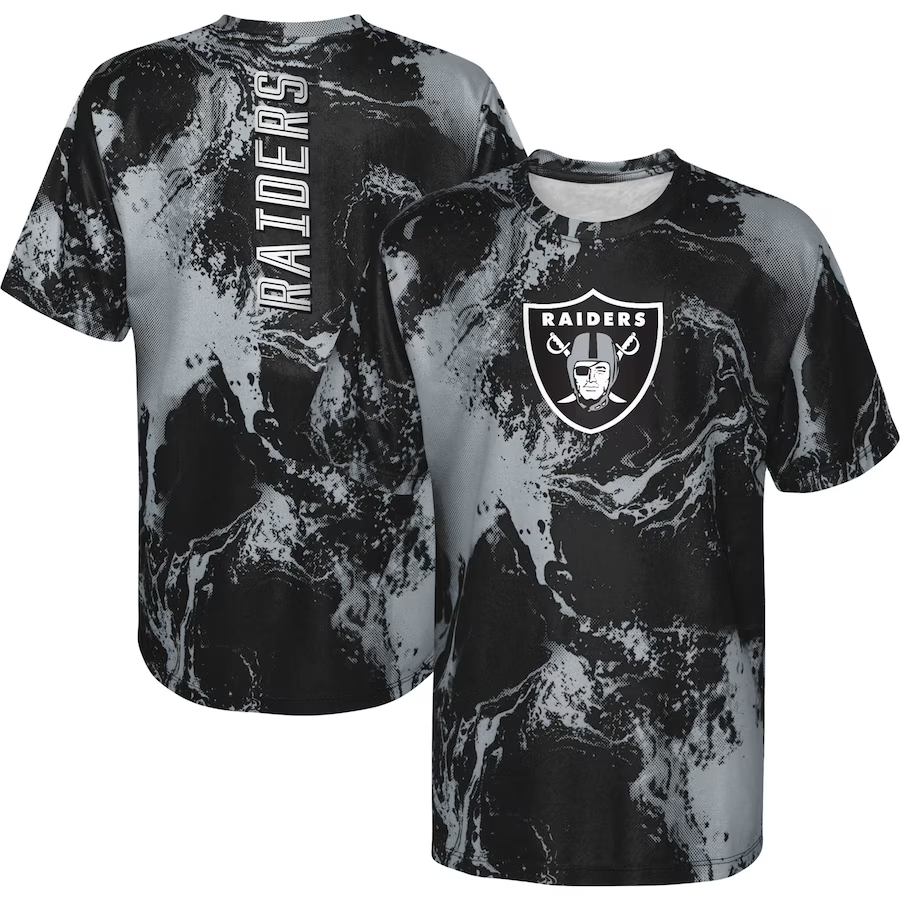 NFL Team Apparel Youth Las Vegas Raiders In The Mix T-Shirt