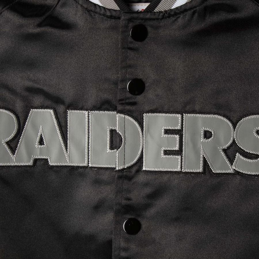 LAS VEGAS RAIDERS KIDS LIGHTWEIGHT SATIN JACKET