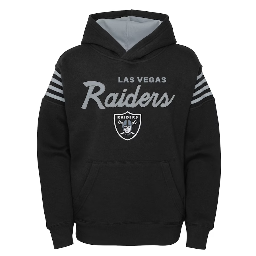 LAS VEGAS RAIDERS KIDS THE CHAMP IS HERE PULLOVER HOODED SWEATSHIRT